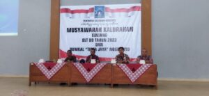 Musyawarah Kalurahan tentang BLT DD dan Bumkal Tirta Jaya Nogotirto