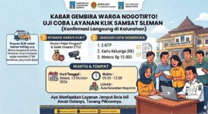 Layanan KLIK Samsat Sleman (Konfirmasi Langsung di Kalurahan) di Kalurahan Nogotirto